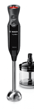 Batidora de mano Bosch MS61B6170 Negra de 1000 W con 12 + 1 niveles de potencia | Stock ⭐