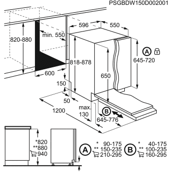 Lavavajillas Zanussi ZDLN6531 Integrable de 60 cm para 13 cubiertos | Secado AirDry | Motor Inverter Clase A+++ - 6