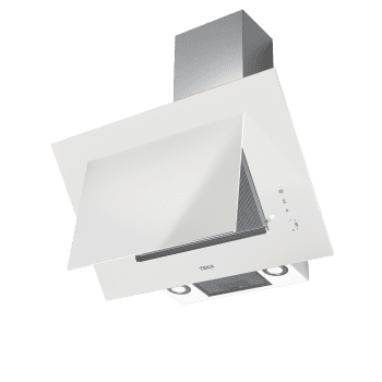 Campana decorativa vertical Teka DVT 78660 TBS (112930042) en Cristal Blanco, de 70cm a 698 m³/h | Función FreshAir | Sistema aspiración "Contour"  | Clase A+ - 9