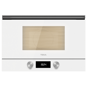 Microondas Teka ML 8220 BIS (112030000) en Cristal Blanco, Integrable con base cerámica y 5 niveles de potencia  con Grill a 1200 W - 2