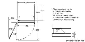Siemens FI24NP31 Congelador Integrable de 212.5 x 60.3 cm iQ700 | A+ - 5