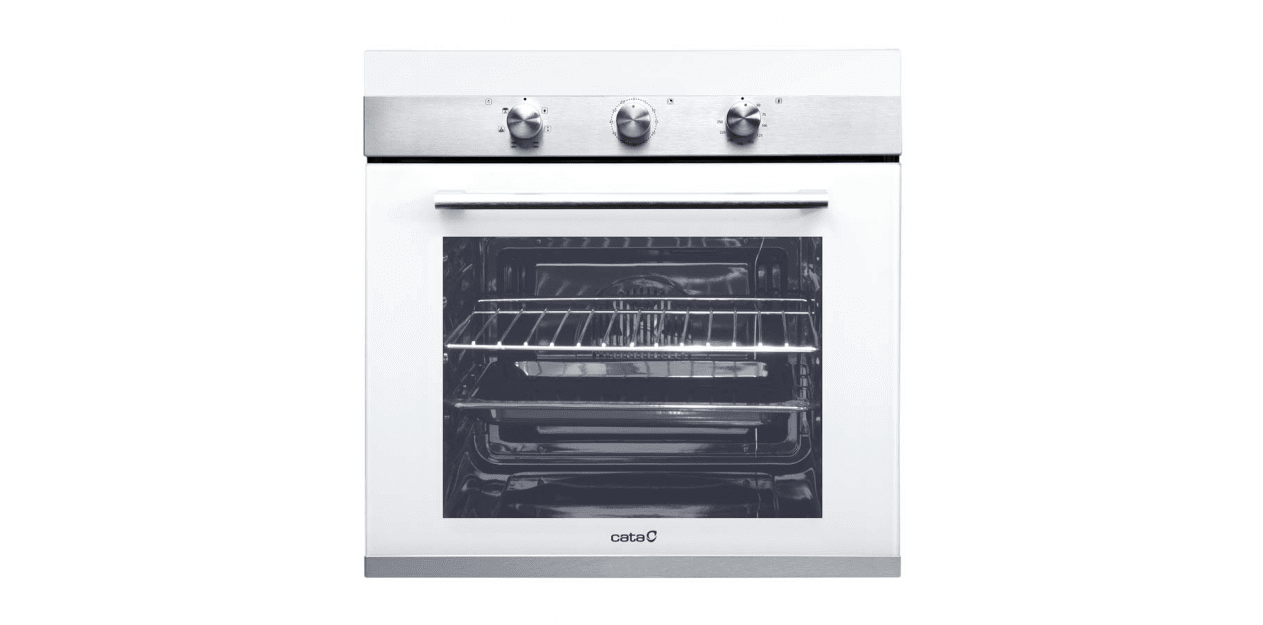 CATA CM 760 AS WH HORNO CRISTAL BLANCO MULTIFUNCION ABATIBLE A COSMOS FONDO REDUCIDO - 