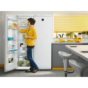 Congelador Vertical Zanussi ZFU25200WA Libre Blanco de 185 x 59.5 cm No Frost Apertura derecha Reversible Clase A+ - 5