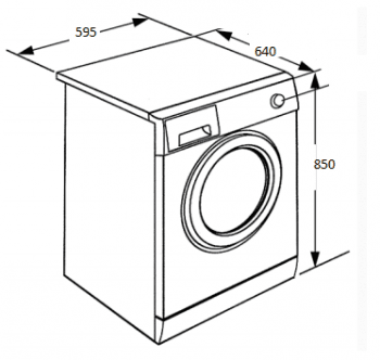 WHIRLPOOL FSCR 10425 LAVADORA BLANCA 10KG 1400RPM A+++ -20% SUPREME CARE - 2