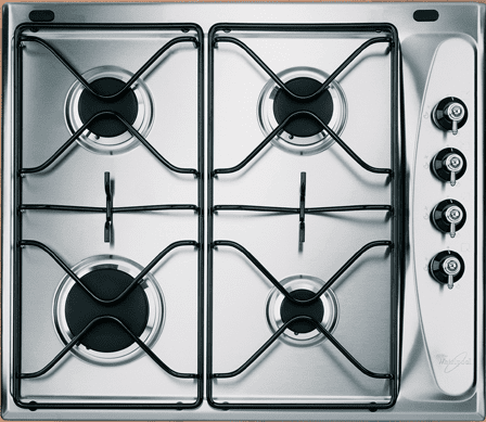 WHIRLPOOL AKM 260/IX/01 PLACA GAS INOX 4 FUEGOS - 