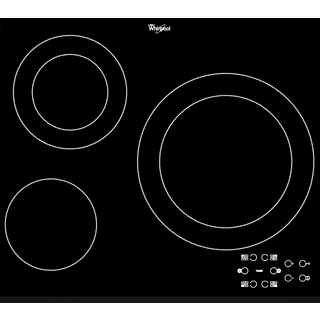 WHIRLPOOL AKT 807/BF VITROCERAMICA 3 ZONAS MAX 28CM - 