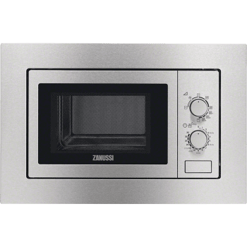 Microondas Zanussi ZSG20100XA Semi integrado Inox antihuellas de 20 L a 800 W 9 velocidades Grill a 1000W