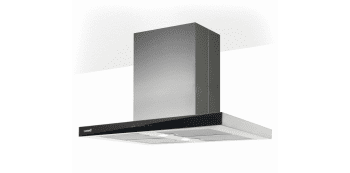 CATA LEGEND CAMPANA ISLA INOX CRISTAL NEGRO 90CM 820M3/H A+