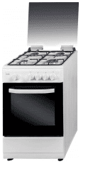 SVAN SVK5502GBB COCINA GAS BUTANO BLANCA 4 FUEGOS