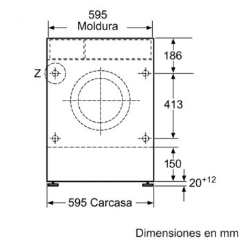 Siemens WK14D541EE Lavadora Secadora integrable de 7/4kg | 1400 rpm B | Promocionada - 4