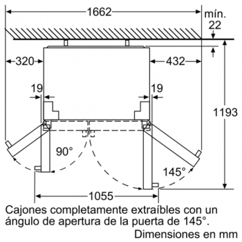 Siemens KA90DVI30 Frigorífico Americano 177 x 91 cm | Acero Inoxidable | iQ500 A++ | Promocionado | Envío + Instalación + Retirada Gratis - 3