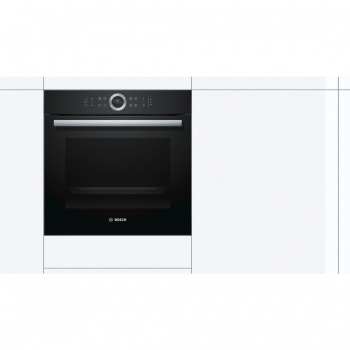 Horno Bosch HBG675BB1 Negro de 60 cm Multifunción Pirolítico con Calentamiento 4D Recetas Gourmet y Clase A+ | Serie 8 - 3