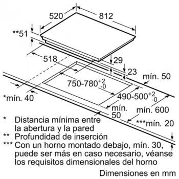 Placa de Inducción Siemens EX875LEC1E Flexible de 80 cm | Función powerMove | Control lightSlider | Control temperatura aceite fryingSensor - 6
