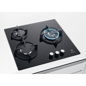 Placa de Gas Electrolux EGT6633NOK de 60 cm con 3 Quemadores, 1 Wok, 1 Ultrarrápido, DirectFlame - 3