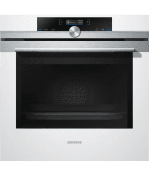 Horno Siemens HB673GBW1F Pirolítico Blanco de 60 cm | Recetas programadas cookControl | Clase A+ | iQ700