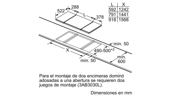 Placa Teppan Yaki Balay 3EB640LQ 40cm con Tapa de Cristal Templado | Cocción Premium - 5