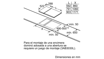 BALAY 3EB730LQ VITROCERAMICA 2 ZONAS 30CM - 3
