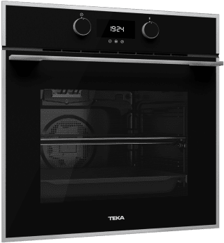 Horno Teka HLB 840 P Pirolítico de 60 cm en Cristal Negro con 8 funciones a 5 alturas de cocción con Calentamiento Rápido | Clase A+ - 5
