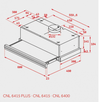 TEKA CNL 6415 W CAMPANA BLANCA EXTRAIBLE 60CM 385M3/H STOCK - 2