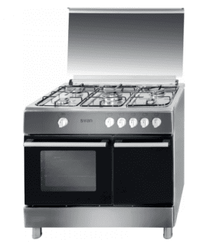 SVAN SVK9560GI COCINA GAS BUTANO INOX CON PORTABOMBONAS