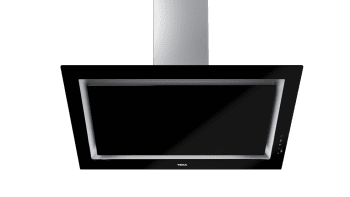 Campana decorativa vertical Teka DLV 98660 BK (112930029) en Cristal Negro, de 90cm a 696 m³/h | Función FreshAir  | Clase A+ | Stock