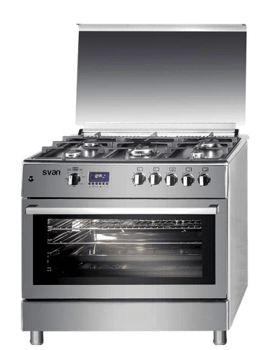 SVAN SVK9561FX COCINA BUTANO 90CM INOX 5 FUEGOS - 