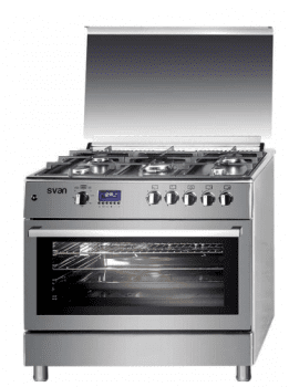 SVAN SVK9561FX COCINA BUTANO 90CM INOX 5 FUEGOS