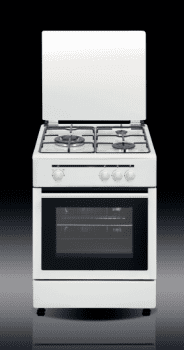 VITROKITCHEN CB5530BB COCINA GAS BUTANO BLANCA 50X55CM 3 FUEGOS