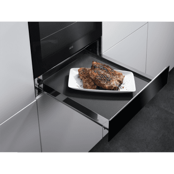 AEG KDE911424B Cajón Calientaplatos Negro Cristao Combinable con Hornos Compactos AEG - 3