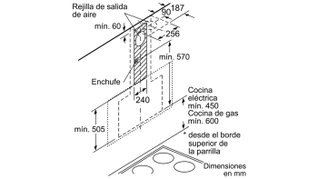 BALAY 3BC497GN CAMPANA VERTICAL CRISTAL NEGRO 90CM 730M3/H SERIE CRISTAL - 3