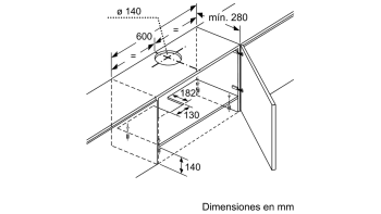BALAY 3BT262MB CAMPANA TELESCOPICA BLANCA 60CM 300M3/H - 4