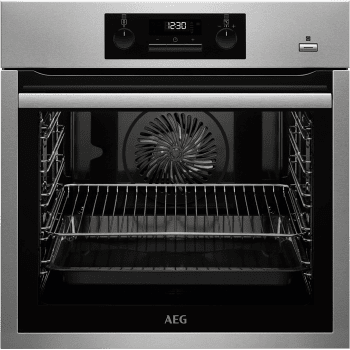 Horno AEG BPS351120M Inox | Antihuellas | Integrable Multifunción | Pirolítico 72 l | SteamBake | Clase A+