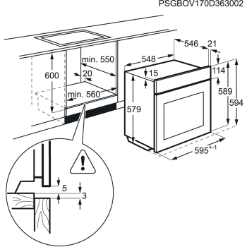 Horno AEG BPS331120M Inox Pirolítico Integrable | Multifunción | SurroundCook | Clase A+ - 7