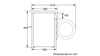 BALAY 3TS986XT LAVADORA INOX 8KG 1200RPM A+++ -30% VARIOPERFECT - 4