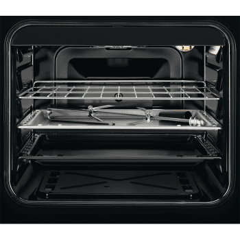 Cocina a Gas Zanussi ZCG61281XA Inox de 85 x 60 cm con 4 quemadores gas butano y Horno de Gas con Grill Clase A - 4