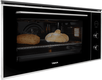 Horno Teka HLF 940 de 90cm con 77L en Cristal Negro con 9 funciones de cocción a 5 alturas Clase A - 2