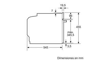 Horno Compacto con Vapor y Microondas Balay 3CH5656A0 | Cristal Gris | 45cm de Altura | Clase A+ - 3