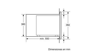 BALAY 3CG4175X0 MICROONDAS CRISTAL NEGRO INOX GRILL 25L SERIE ACERO - 5