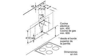 BALAY 3BC497GG CAMPANA VERTICAL CRISTAL GRIS ANTRACITA 90CM 730M3/H SERIE CRISTAL STOCK - 15