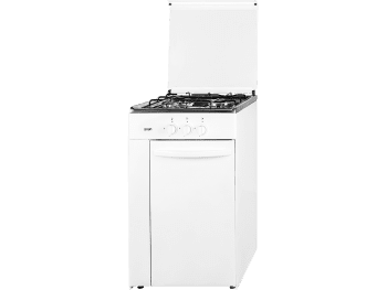 SVAN SVK5310GBW COCINA GAS BUTANO BLANCA 3 FUEGOS PORTABOMBONAS