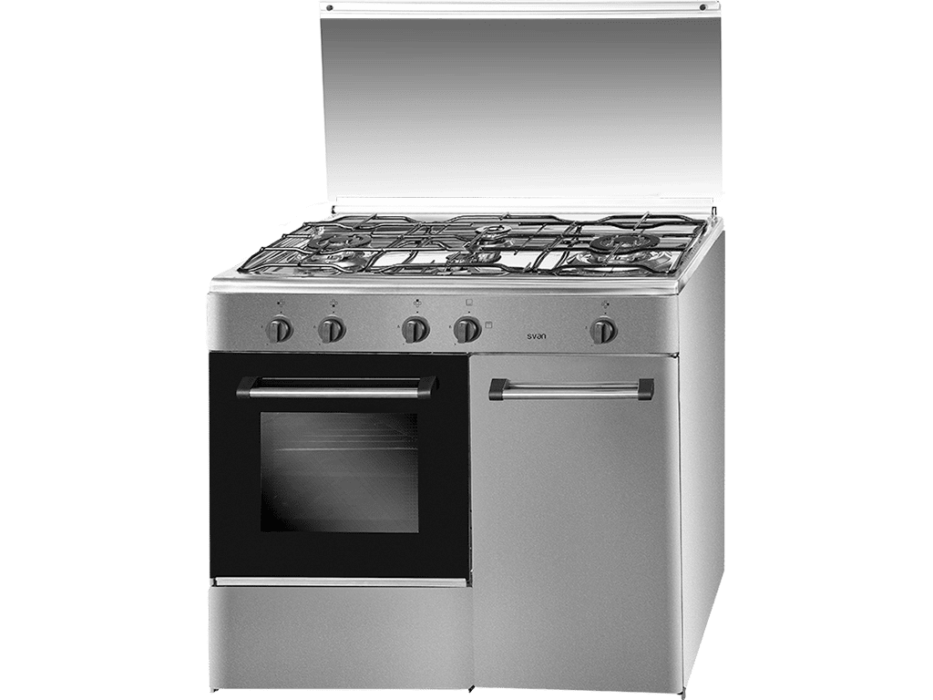 SVAN SVK9440GX COCINA GAS BUTANO INOX 4 FUEGOS PORTABOMBONAS - 