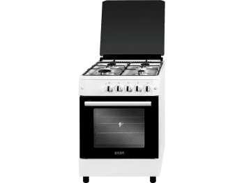 SVAN SVK6601GB COCINA GAS BUTANO BLANCA 4 FUEGOS