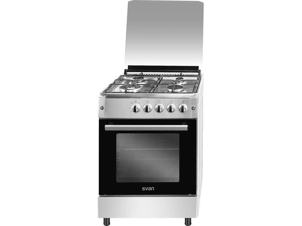 SVAN SVK6601GX COCINA GAS BUTANO INOX 4 FUEGOS - 