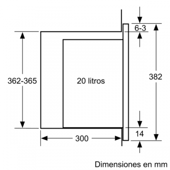 Microondas Bosch BEL523MS0 Integrable Inox 20 l 800 W Grill | Recetas Gourmet | Serie 4 | - 10