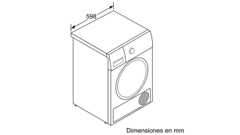 Secadora Bosch WTW87640ES 8kg Bomba de Calor A+++ Condensador Autolimpiable promocionada - 9