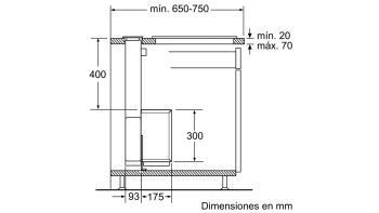 BOSCH DDD96AM60 EXTRACTOR DE ENCIMERA CRISTAL NEGRO INOX 90CM 690M3/H promocionado - 9