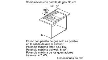 BOSCH DDD96AM60 EXTRACTOR DE ENCIMERA CRISTAL NEGRO INOX 90CM 690M3/H promocionado - 10