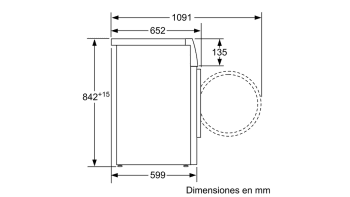 Secadora Siemens WT47G438ES Blanca de 8 Kg con Bomba de Calor | Función Pausa + Carga | Clase A++ | iQ500 - 4