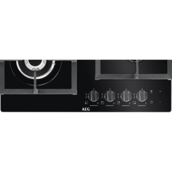 Placa de gas AEG HKB64540NB de Cristal Negro con 4 Fuegos | Funciones SpeedBurner con Hob2Hood - 3