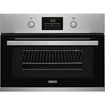 Horno Zanussi ZKC47902XU Inox antihuellas Multifunción de 45cm, 43 l + Microondas 1000 W